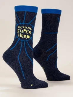 Actual Superhero W-Crew Socks