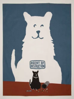 Agent of Destruction Dish Towel
