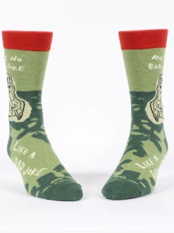 Ain't No Bad Joke Like A Dad Joke M-Crew Socks