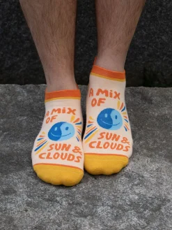 A Mix Of Sun & Clouds Sneaker Socks