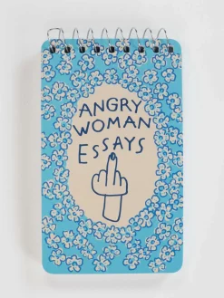 Angry Woman Essays 3x5 Spiral Notebook