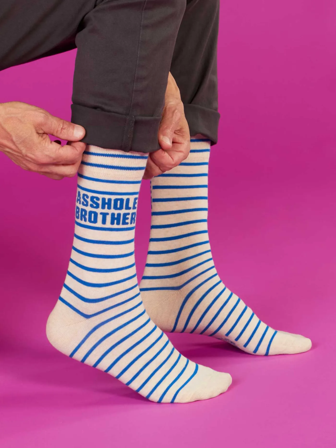 Asshole Brother M-Crew Socks