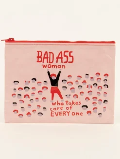 Bad Ass Woman Who Takes Care Of Everyone Zipper Pouch