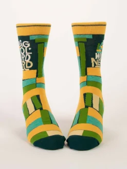 Big Ol' Word Nerd M-Crew Socks