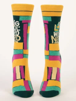 Big Ol' Word Nerd W-Crew Socks