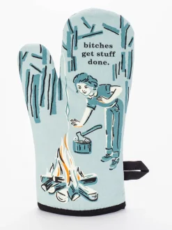 Bitches Get Stuff Done Oven Mitt