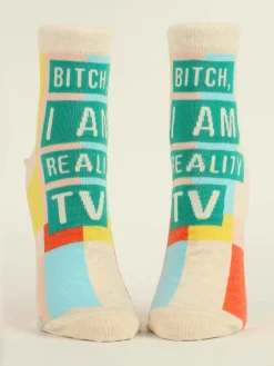 Bitch, I am Reality TV W-Ankle Socks