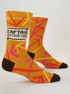 Captain Distraction M-Crew Socks