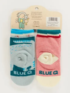 Cat Lover Jr./ The Baby Did It. Baby Socks