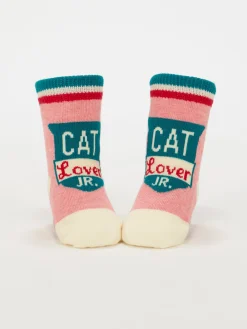 Cat Lover Jr./ The Baby Did It. Baby Socks