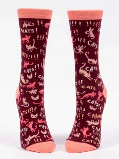 Cats! W-Crew Socks