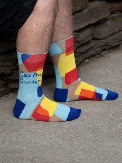 Cool-Ass Grandpa M-Crew Socks