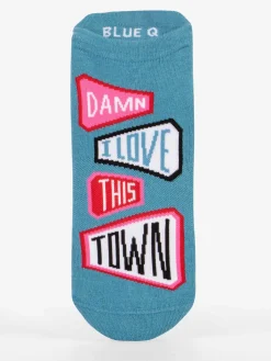 Damn I Love This Town Sneaker Socks