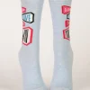 Damn I Love This Town W-Crew Socks
