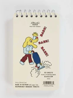 Diary Of A dog. Licked Some Faces, Sniffed A Bush, Barked At A Vacuum 3x5 Spiral Notebook