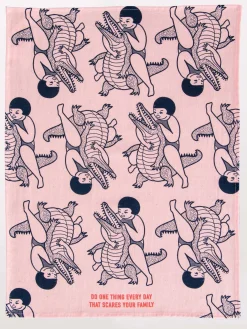 Do One Thing Every Day That Scares Your Family Dish Towel