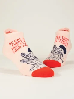 Do One Thing Every Day That Scares Your Family Sneaker Socks