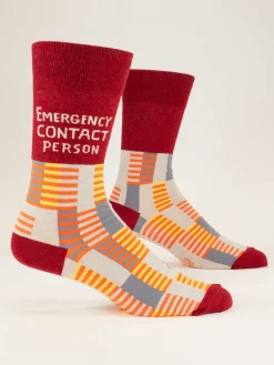 Emergency Contact Person M-Crew Socks