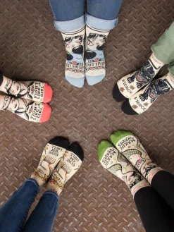 Fight Like A Girl W-Ankle Socks