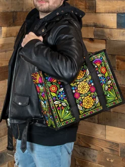 Flower Fest Shoulder Tote