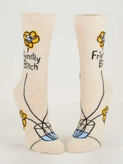 Friendly Bitch W-Crew Socks