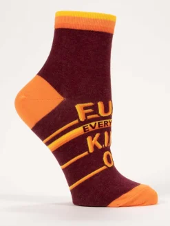 Fuck Everything Kind Of W-Ankle Socks