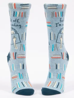 Fuck Off, I'm Reading W-Crew Socks