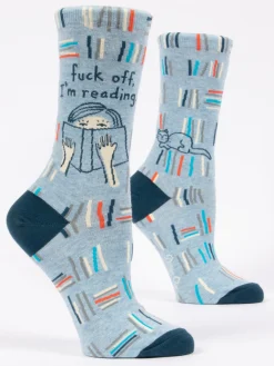 Fuck Off, I'm Reading W-Crew Socks