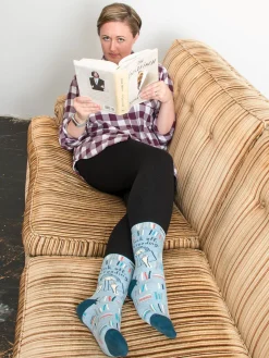 Fuck Off, I'm Reading W-Crew Socks