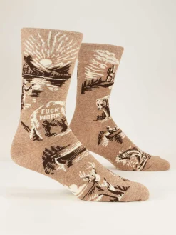 Fuck Work M-Crew Socks