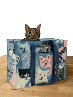Happy Cats Shoulder Tote
