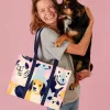 Happy Dogs Shoulder Tote