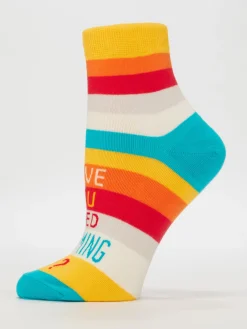 Have You Tried Screaming??? W-Ankle Socks