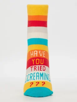 Have You Tried Screaming??? W-Ankle Socks