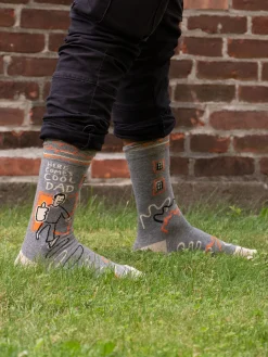 Here Comes Cool Dad M-Crew Socks