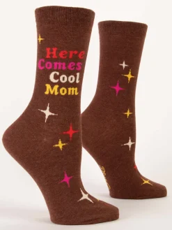Here Comes Cool Mom W-Crew Socks
