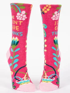 Hi, I Don't Care, Thanks W-Crew Socks