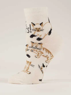 Holy Shit. Cats! W-Ankle Socks