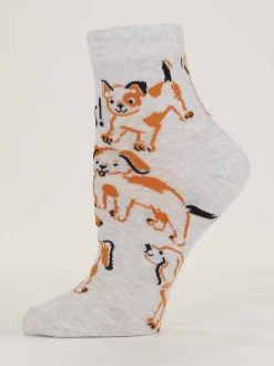Holy Shit. Dogs! W-Ankle Socks