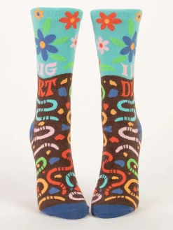 I Dig Dirt W-Crew Socks