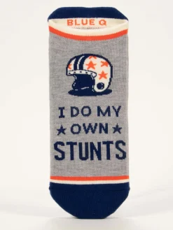 I Do My Own Stunts Sneaker Socks