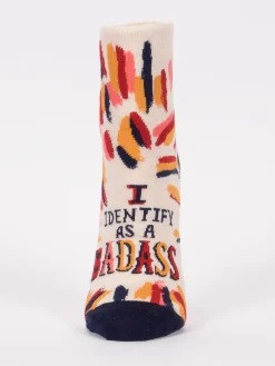 I Identify As A Badass W-Ankle Socks