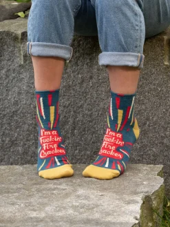 I'm A Fuckin' Firecracker W-Ankle Socks