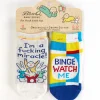 I'm A Fucking Miracle!/ Binge Watch Me Baby Socks