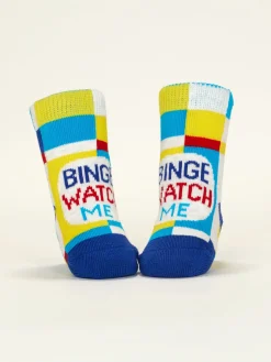 I'm A Fucking Miracle!/ Binge Watch Me Baby Socks