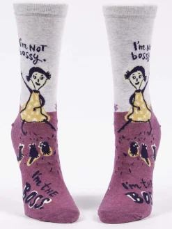 I'm Not Bossy. I'm The Boss W-Crew Socks