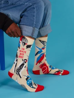 I'm Really Into Birds M-Crew Socks