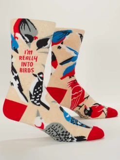I'm Really Into Birds M-Crew Socks