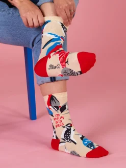 I'm Really Into Birds W-Crew Socks