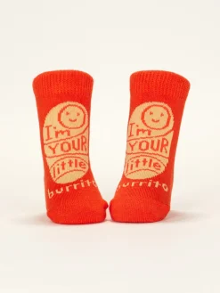 I'm Your Little Burrito/ Don't Blame Your Farts On Me Baby Socks